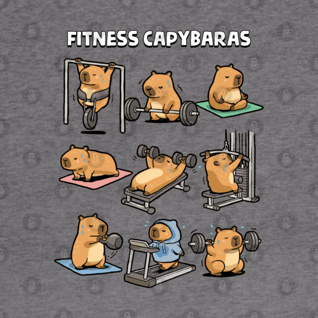 Fitness Capybaras by GoshWow®