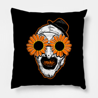 Sunflower Sunglasses Horror Clown Movie Terrifiers 2 Pillow