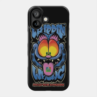 Trippin’ Psychedelic Cat - Funny Trippy Streetwear Phone Case