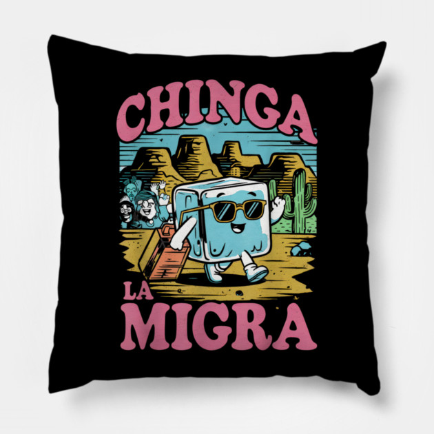 abolish-ice Pillow by dtr_art