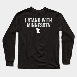 I-stand-with-minnesota Long Sleeve T-Shirt