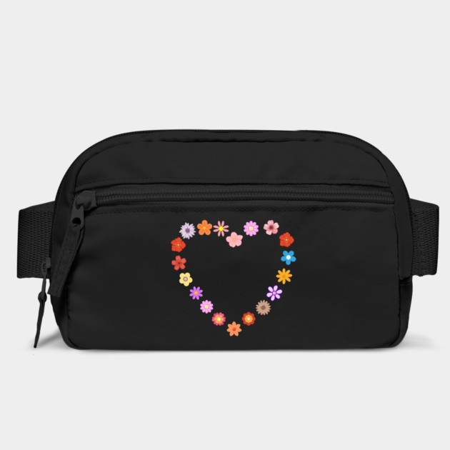 Floral Heart Cute Colorful Flowers by Creatifly Graphic Tees