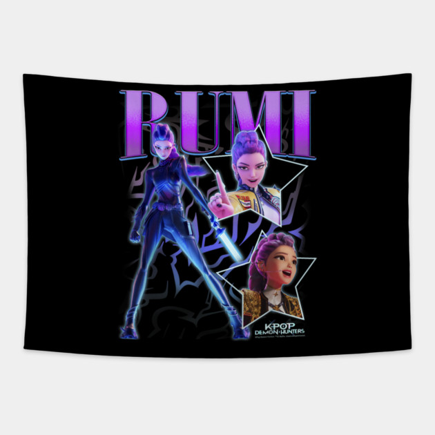 Kpop Demon Hunters Tapestry by dtr_art