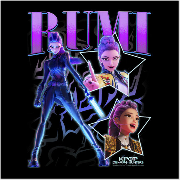 Kpop Demon Hunters Wall Art by dtr_art