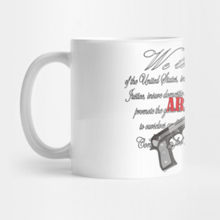 We The People Are Packing Heat Pro Second Amendment Mug