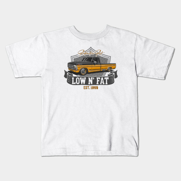 classic ford lowrider Kids T-Shirt by monsalveautos