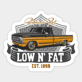 classic ford lowrider Sticker