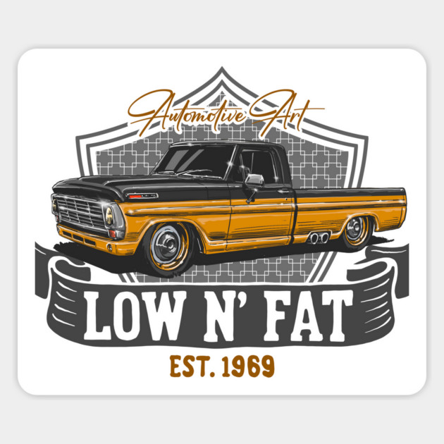 classic ford lowrider Magnet by monsalveautos