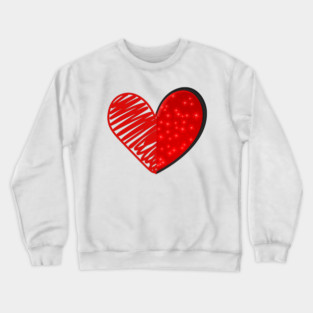 Valentine Heart Love Crewneck Sweatshirt