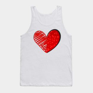 Valentine Heart Love Tank Top