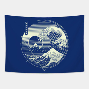 Glitch Wave V.2 Tapestry