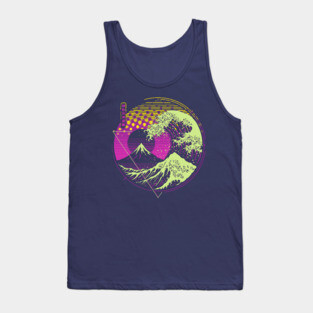 Glitch Wave Tank Top
