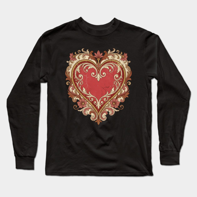valentines-day Long Sleeve T-Shirt by Creatifly Graphic Tees