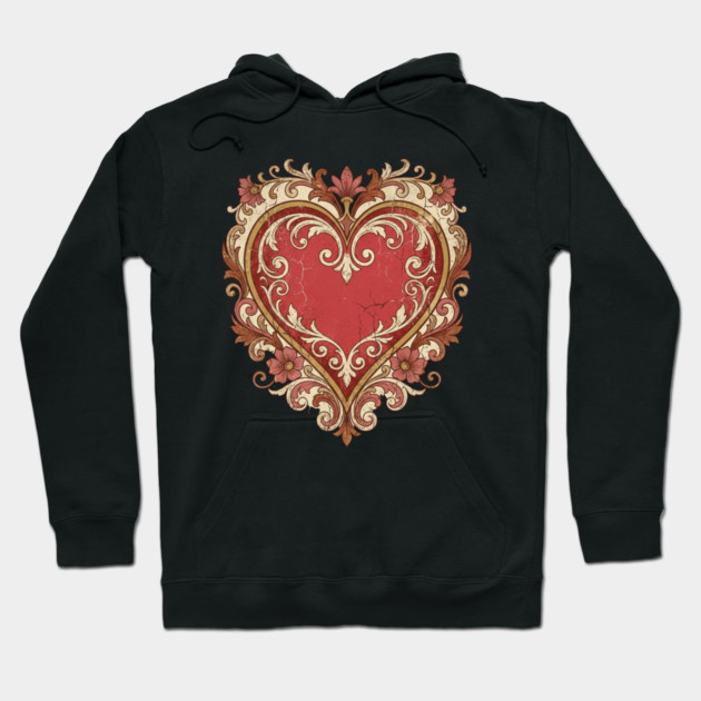 valentines-day Hoodie by Creatifly Graphic Tees