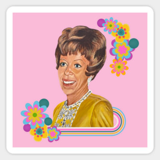 Carol and Flowers Magnet