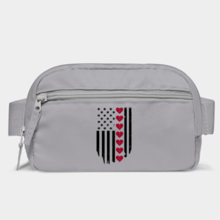 Valentine's Day American Flag Bag