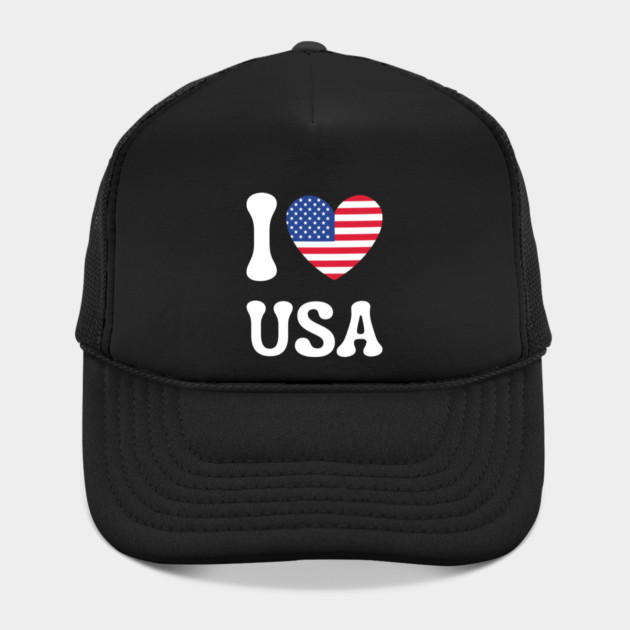 I Love Usa by Creatifly Graphic Tees