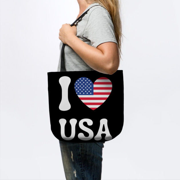 I Love Usa by Creatifly Graphic Tees