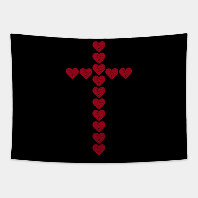 valentines-day Tapestry by Creatifly Graphic Tees
