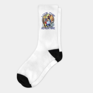 Live the Adventure Jungle Jim Tee Socks