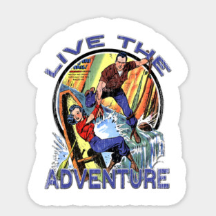 Live the Adventure Jungle Jim Tee Magnet