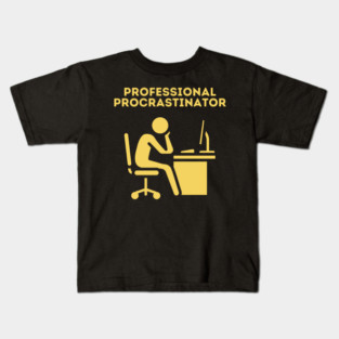 Professional Procrastinator Kids T-Shirt