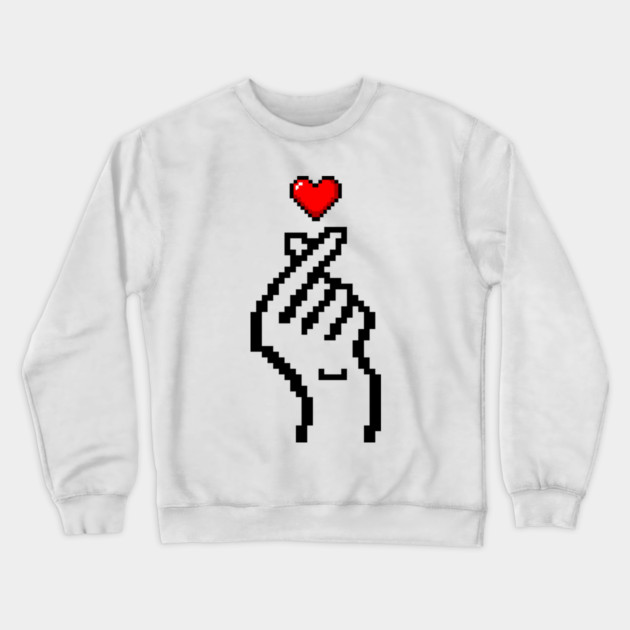 valentine-day Crewneck Sweatshirt by Creatifly Graphic Tees