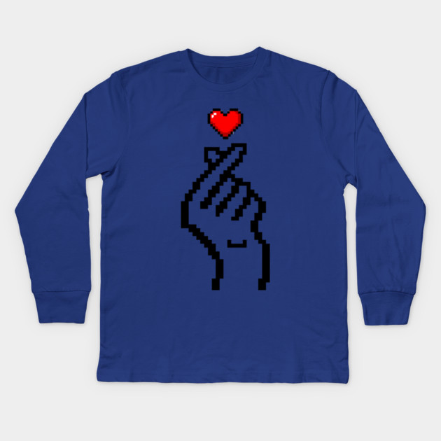 valentine-day Kids Long Sleeve T-Shirt by Creatifly Graphic Tees