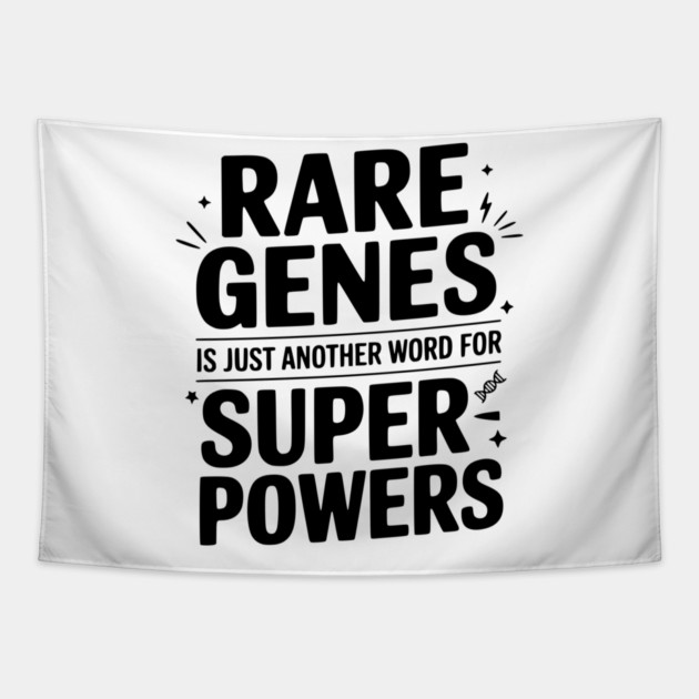 Rare Genes is Just Another Word for Superpowers Tapestry by Frank Ring