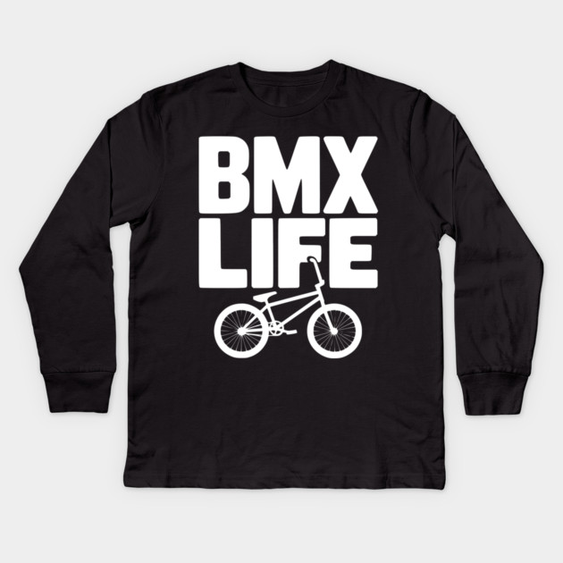 BMX Life Kids Long Sleeve T-Shirt by Frank Ring