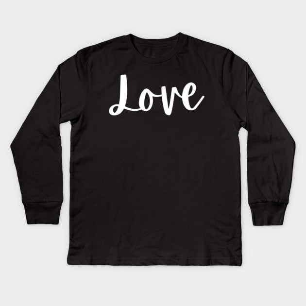 valentine-day Kids Long Sleeve T-Shirt by Creatifly Graphic Tees