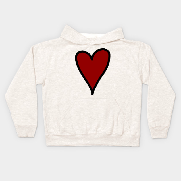 valentine-day Kids Hoodie by Creatifly Graphic Tees
