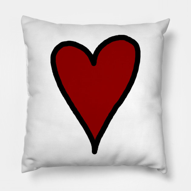 valentine-day Pillow by Creatifly Graphic Tees