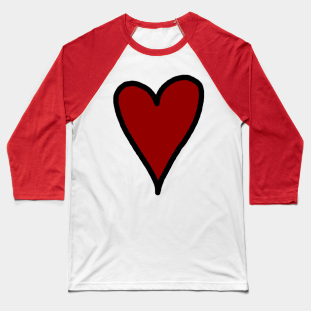 valentine-day Baseball T-Shirt by Creatifly Graphic Tees