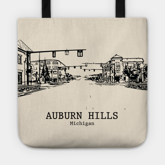 Auburn Hills - Michigan Tote by Lakeric