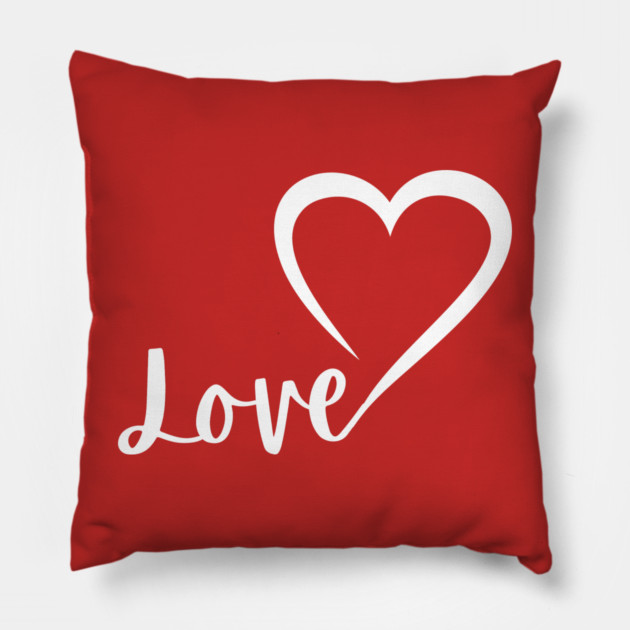 valentine-day Pillow by Creatifly Graphic Tees
