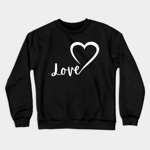 valentine-day Crewneck Sweatshirt by Creatifly Graphic Tees
