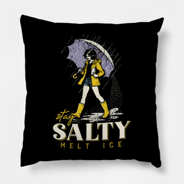 Stay-Salty-Melt-Ice Pillow by dtr_art