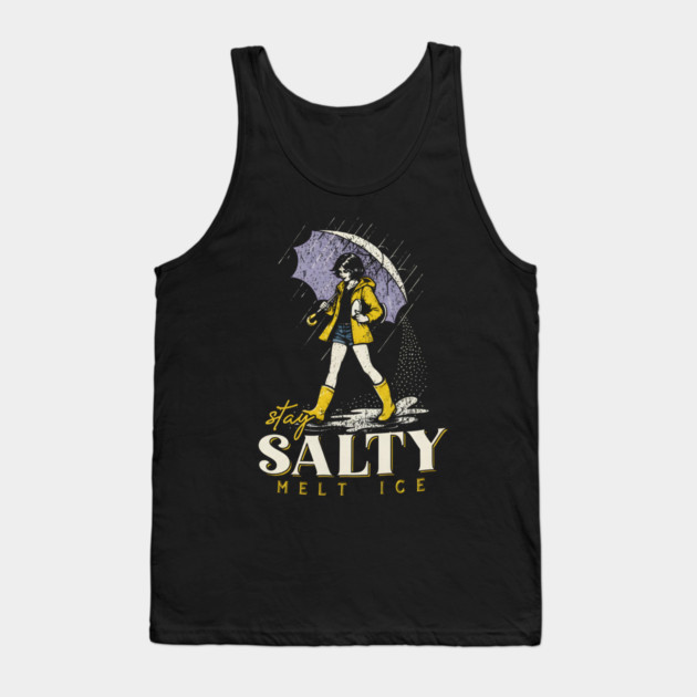 Stay-Salty-Melt-Ice Tank Top by dtr_art