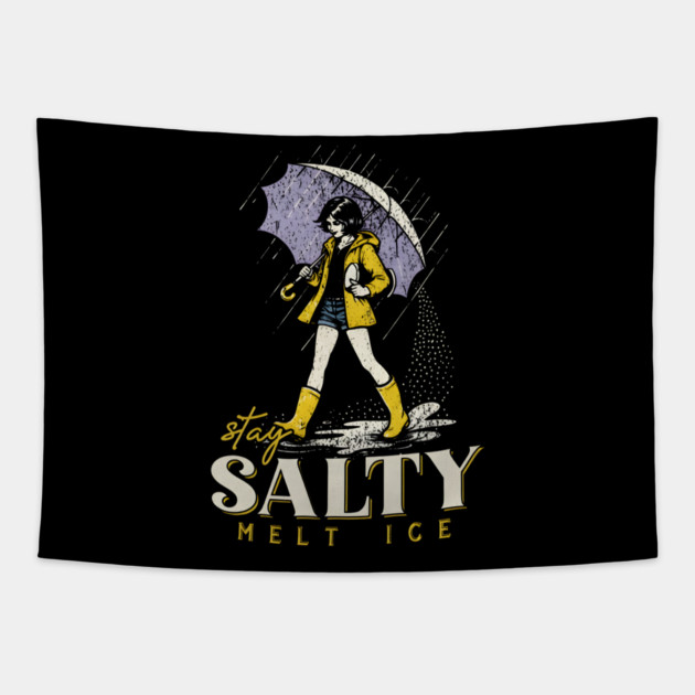 Stay-Salty-Melt-Ice Tapestry by dtr_art