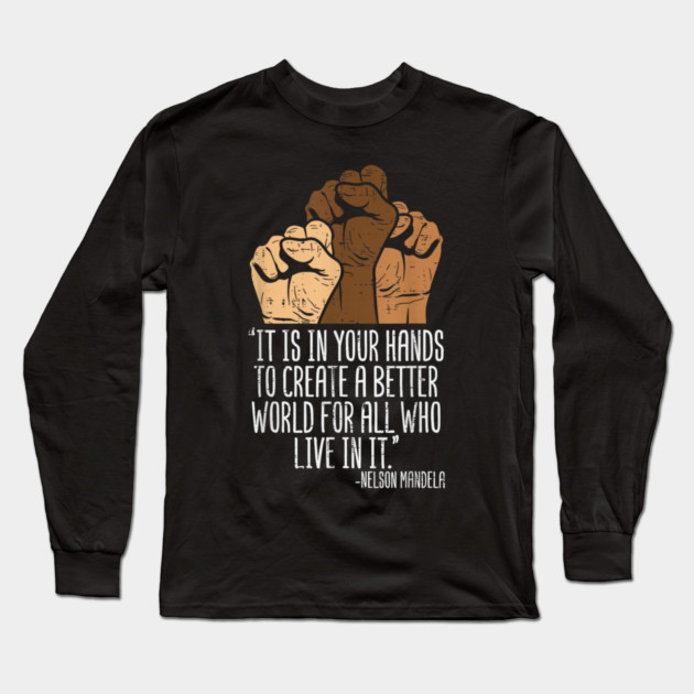 Black-history Long Sleeve T-Shirt by dtr_art