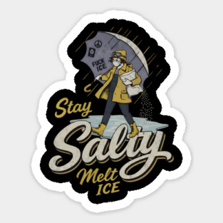 Stay-Salty-Melt-Ice Sticker