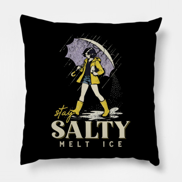Stay-Salty-Melt-Ice Pillow by dtr_art