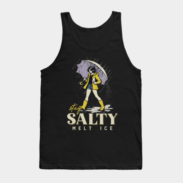 Stay-Salty-Melt-Ice Tank Top by dtr_art