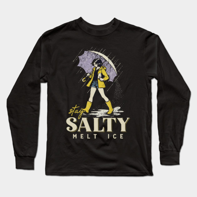 Stay-Salty-Melt-Ice Long Sleeve T-Shirt by dtr_art