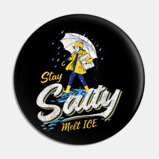 Stay-Salty-Melt-Ice Pin