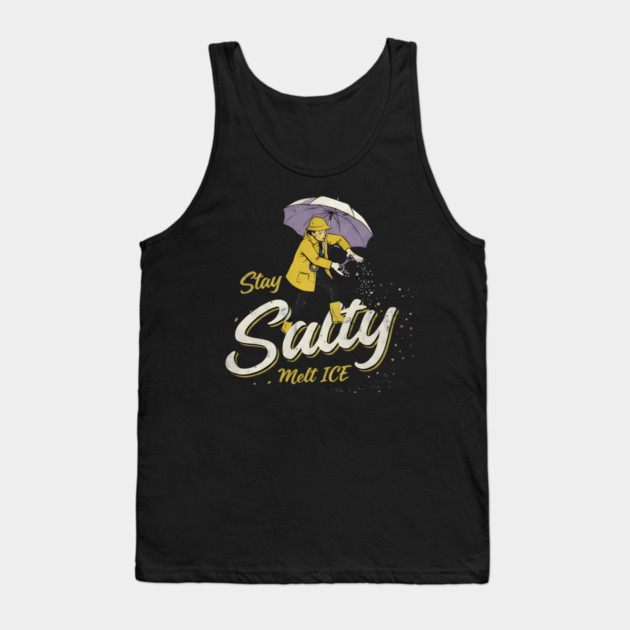 Stay-Salty-Melt-Ice Tank Top by dtr_art
