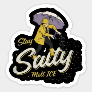 Stay-Salty-Melt-Ice Sticker