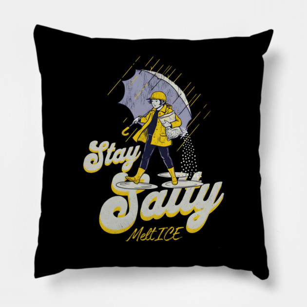 Stay-Salty-Melt-Ice Pillow by dtr_art