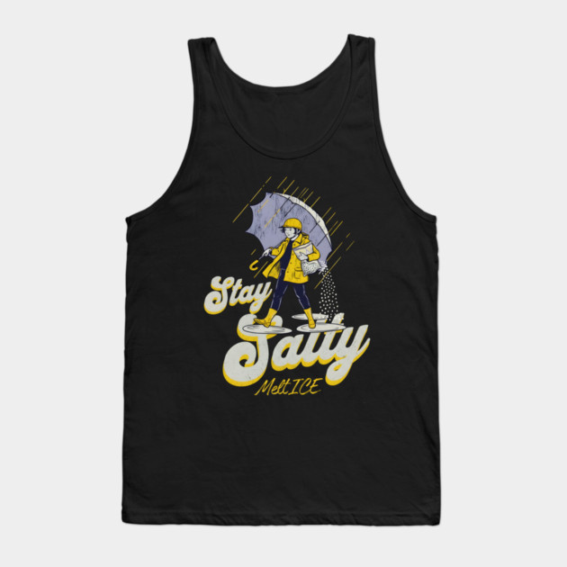 Stay-Salty-Melt-Ice Tank Top by dtr_art